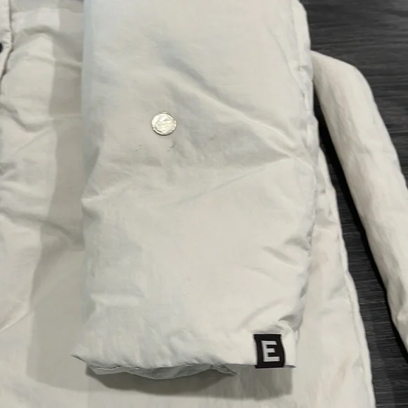 EVERLANE HOODED BELTED COAT SIZE M - Picture 7 of 11